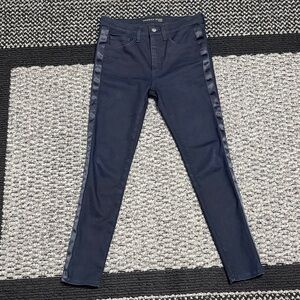 Veronica Beard Kat Skinny Pants Women’s 27 High Rise Tuxedo Stripe Tailored Fit